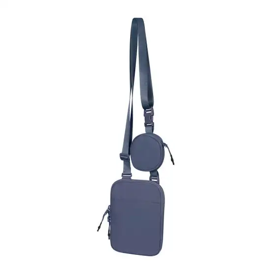 Mini bolso crossbody con monedero desmontable